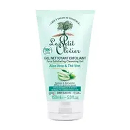Le Petit Olivier Exfoliating Cleansing Gel Aloe Vera Green Tea - 150 Ml