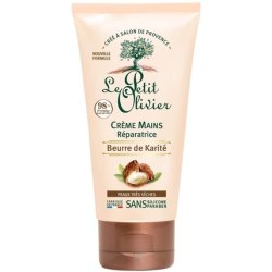 Le Petit Olivier Shea Butter Hand Repair Cream for Very Dry Skin 75ml - Made in France - Fair Trade Shea Butter -