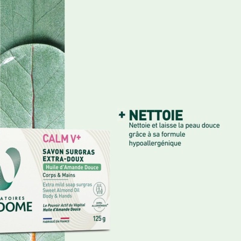 Vendome Laboratories Calm V Extra-Gentle Surgras Sweet Almond Soap