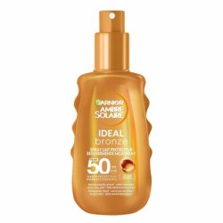 Garnier Ambre Solaire Ideal Bronze Milk Spray Spf 50 - High Protection Sunscreen