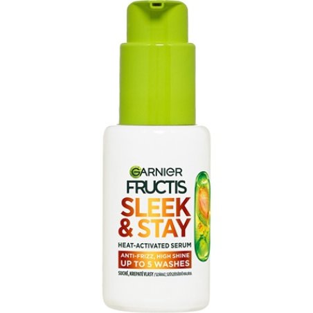 Garnier Fructis Keratin Sleek Heat-Activated Serum For Dry And Frizzy Hair, 50 Ml