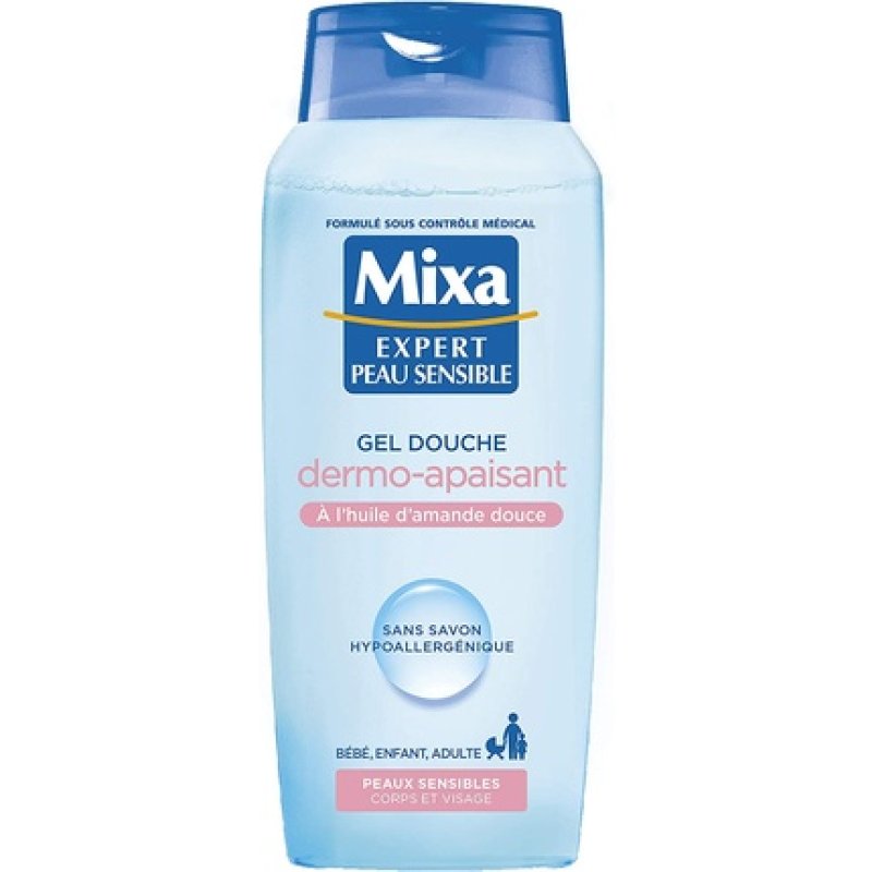 Mixa Dermo-Apaisant Shower Gel with Sweet Almond Oil 400ml