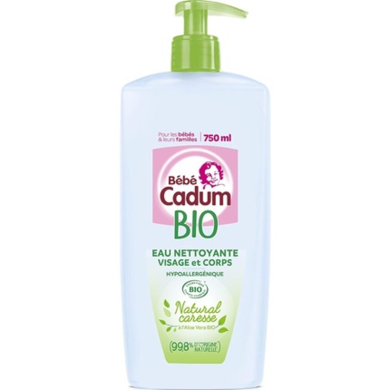 Natural Caresse Cleansing Water Hypoallergenic Organic Certified