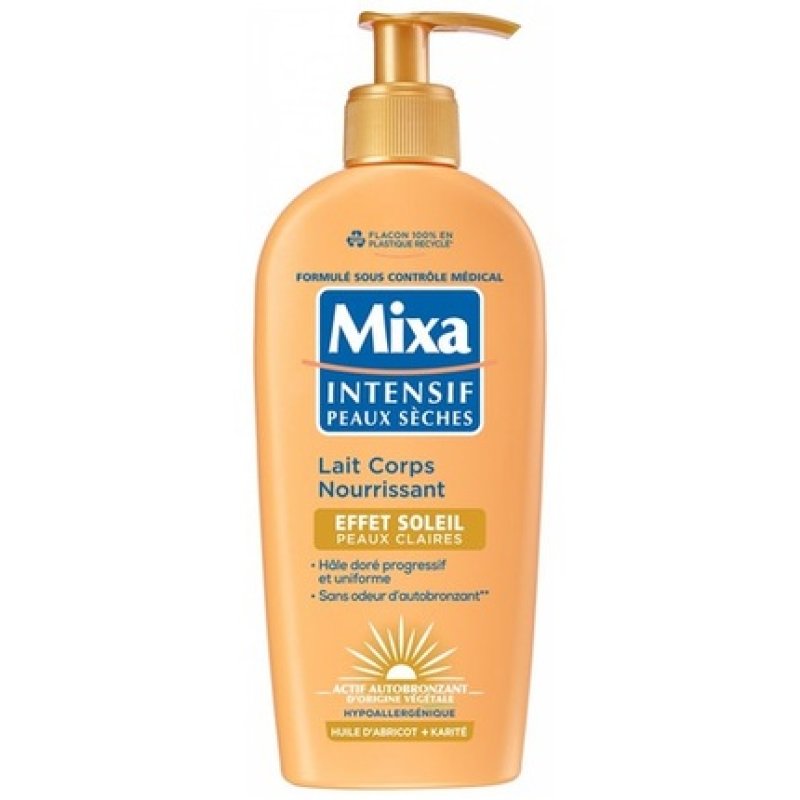 Mixa Intensif Dry Skin Nourishing Body Milk with Sunshine Effect