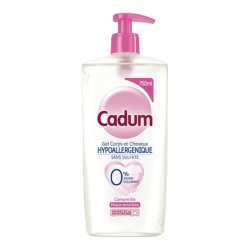 Cadum Body and Hair Gel Hypoallergenic Sulfate-Free 750ml
