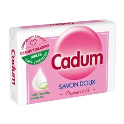Cadum Solid Soap Since 1912 100% Vegetable Oils with Organic Almonds 100g