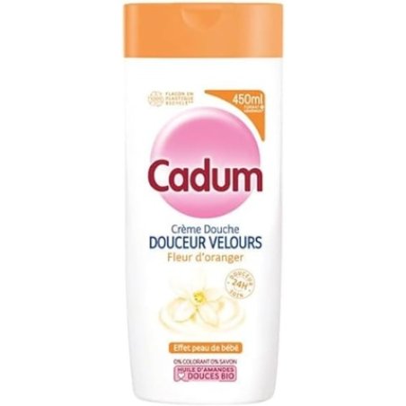 Cadum Velvet Softness Shower Cream Orange Blossom 450ml