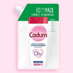 Cadum Hypoallergenic Body and Hair Gel Sulfate-Free 500ml Chamomile