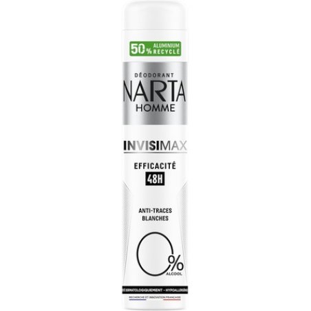 Narta Men's Deodorant Spray Invisimax 0% 200ml