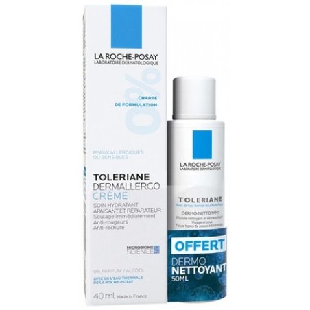 La Roche-Posay Toleriane Dermallergo Cream 40ml and Dermo-Cleanser 50ml