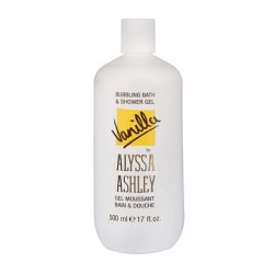 Vanilla by Alyssa Ashley 17oz Bubbling Bath & Shower Gel for Women