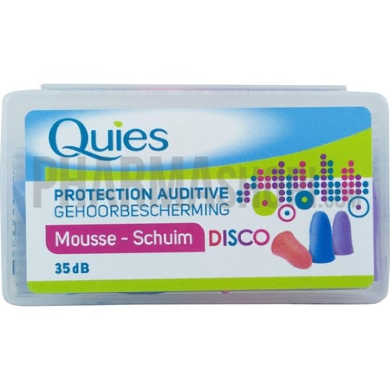 Quies Hearing Protection Foam Earplugs - Pack of 3 Pairs