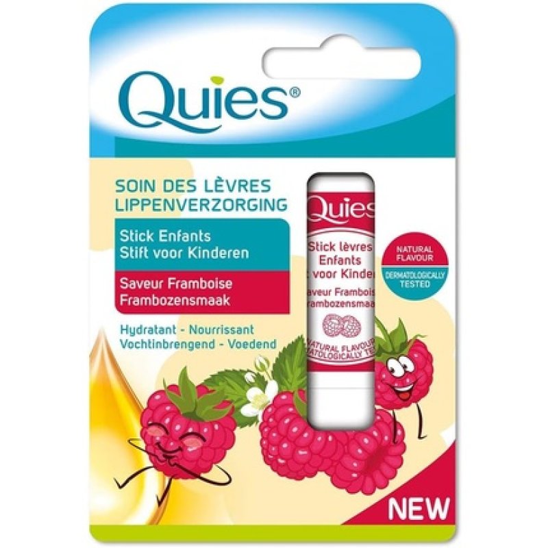 Quies Lips Care Children Stick Raspberry 4.5g