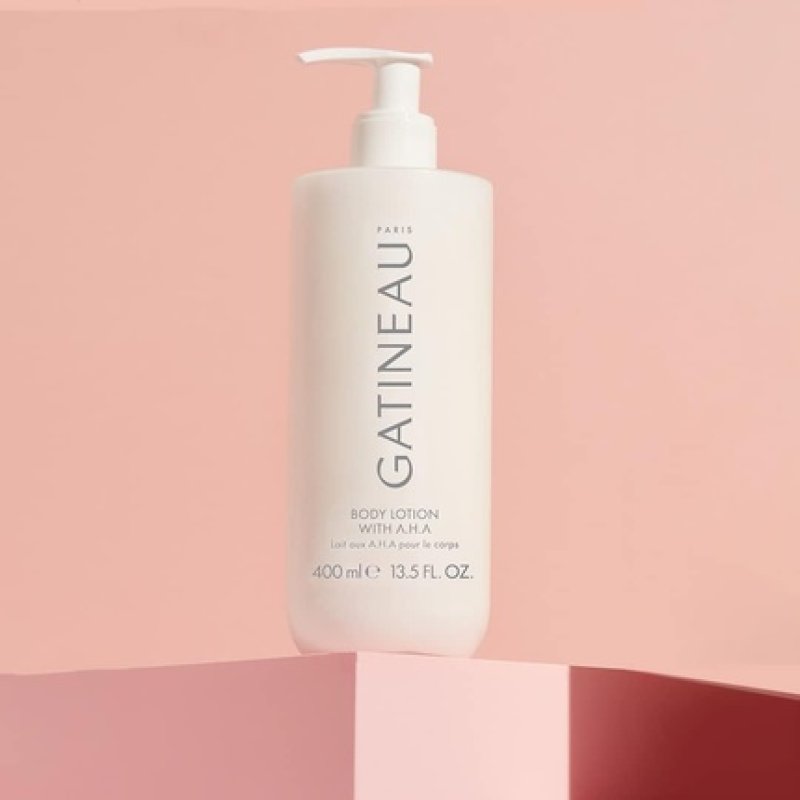 Gatineau AHA Body Lotion Hydrating Moisturizer Cream for Dry Skin with Shea Butter 400ml