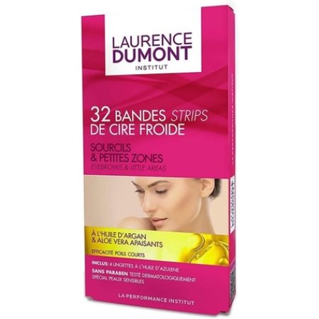 Laurence Dumont Eyebrow and Small Area Epilation Strips Cold Wax