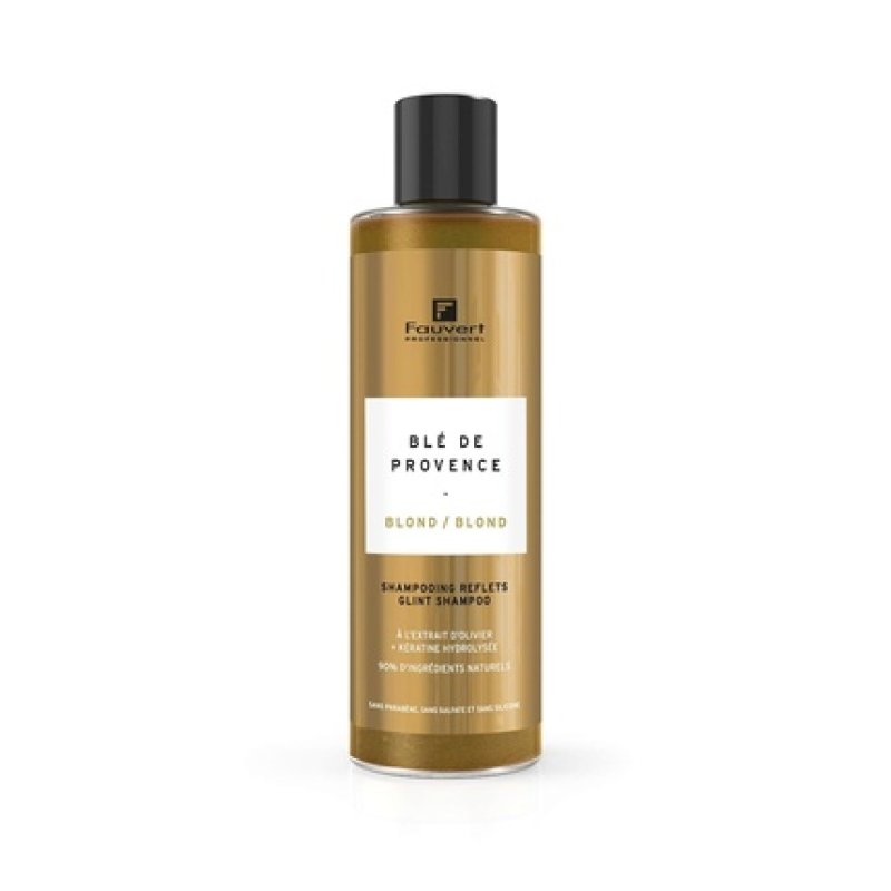 Color Refreshing Shampoo with Blonde Pigments for Intense Golden Hair Reflections with Olive Tree Extract and