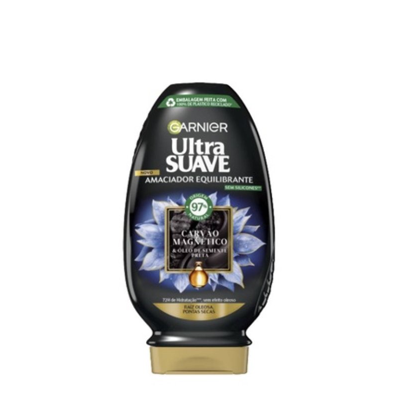 Garnier Ultra Soft Magnetic Charcoal Conditioner 200ml