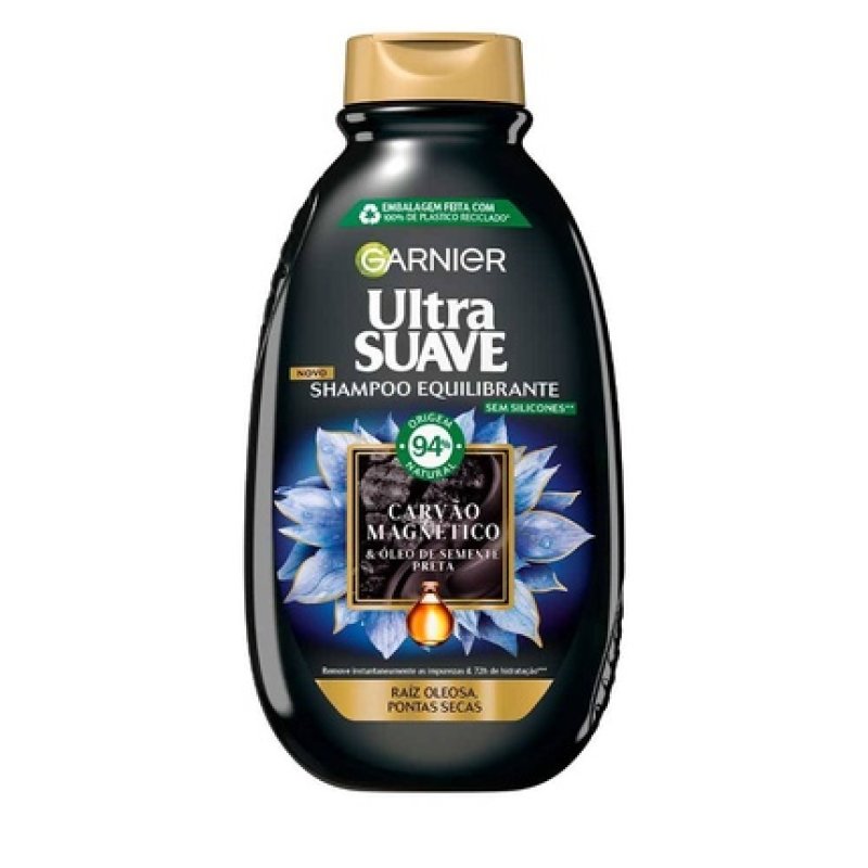Garnier Ultra Soft Charcoal Shampoo 400ml