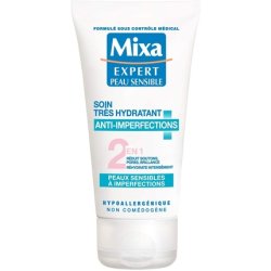 Mixa Expert Sensitive Skin - Very Moisturizing Anti-Blemish Care 2 In 1 - 50
