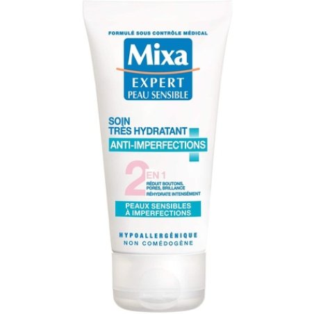 Mixa Expert Sensitive Skin - Very Moisturizing Anti-Blemish Care 2 In 1 - 50