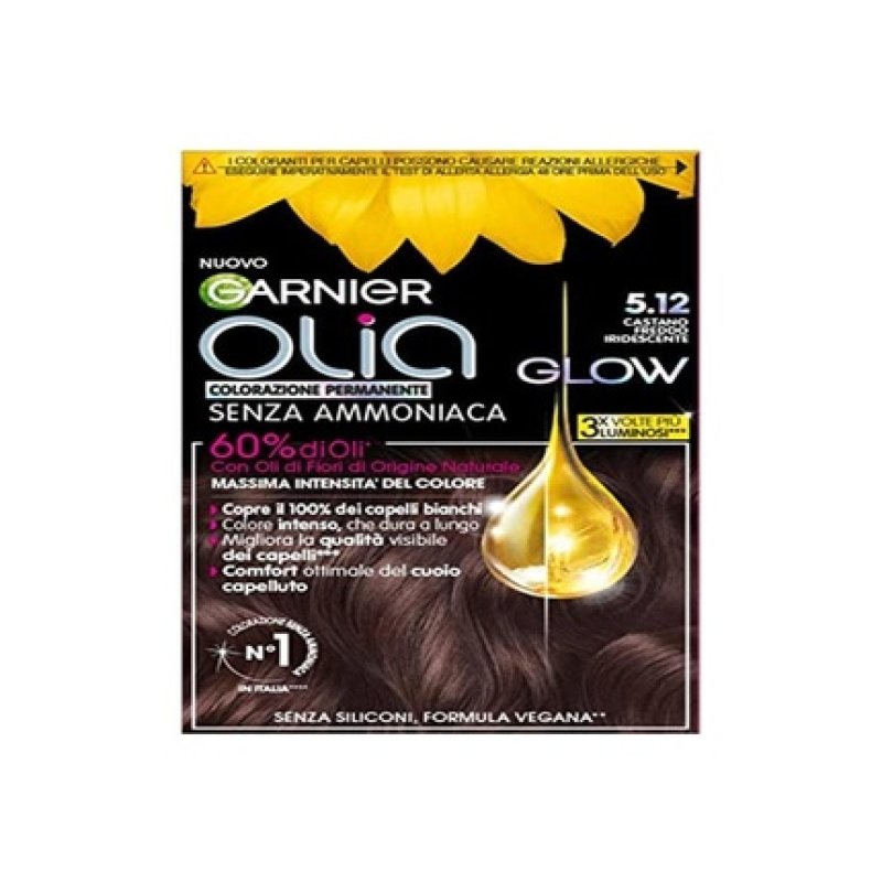 Garnier Olia Glow Permanent Hair Color Without Ammonia 100% White Hair Coverage