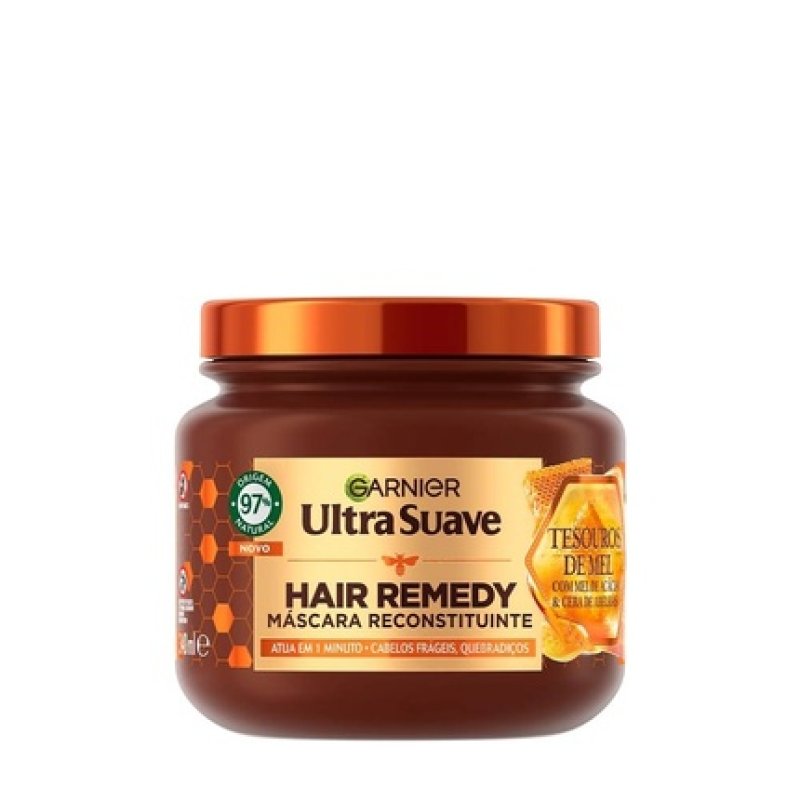 Garnier Ultra Soft Honey Treasures Mask 340ml - Nourishing Hair Care
