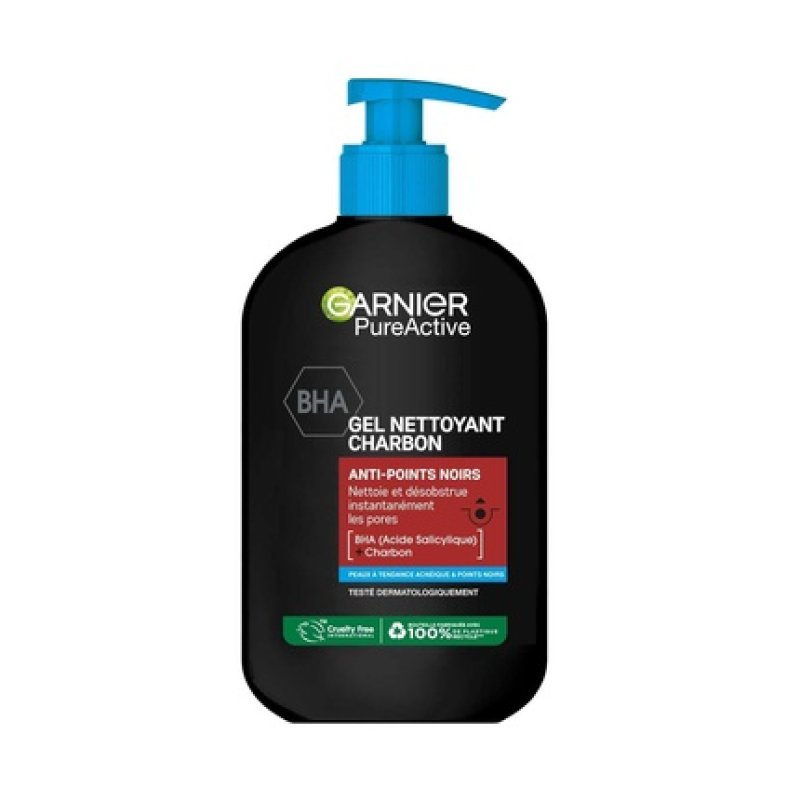 Garnier Pure Active Anti-Blackhead Facial Cleanser Gel