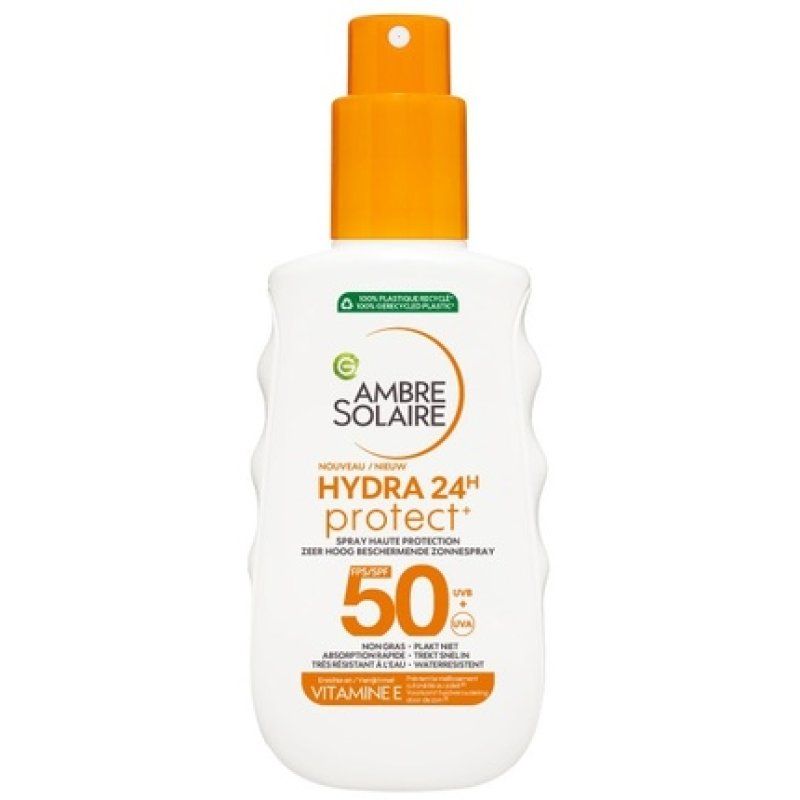 Garnier Ambre Solaire Hydra 24 Moisturizing Milk Spf 50 - High Protection Sunscreen