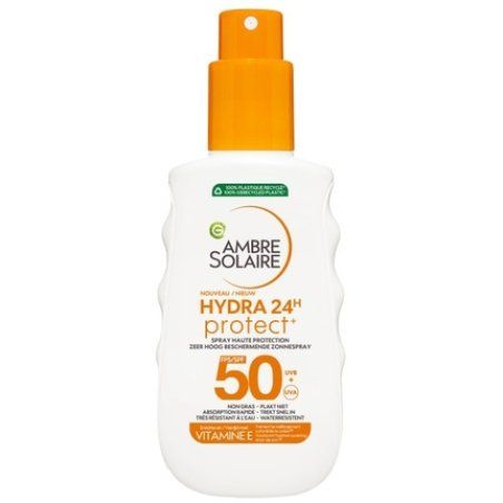 Garnier Ambre Solaire Hydra 24 Moisturizing Milk Spf 50 - High Protection Sunscreen