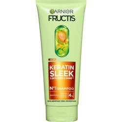 Garnier Fructis Keratin Sleek Shampoo For Dry And Frizzy Hair - 200 Ml