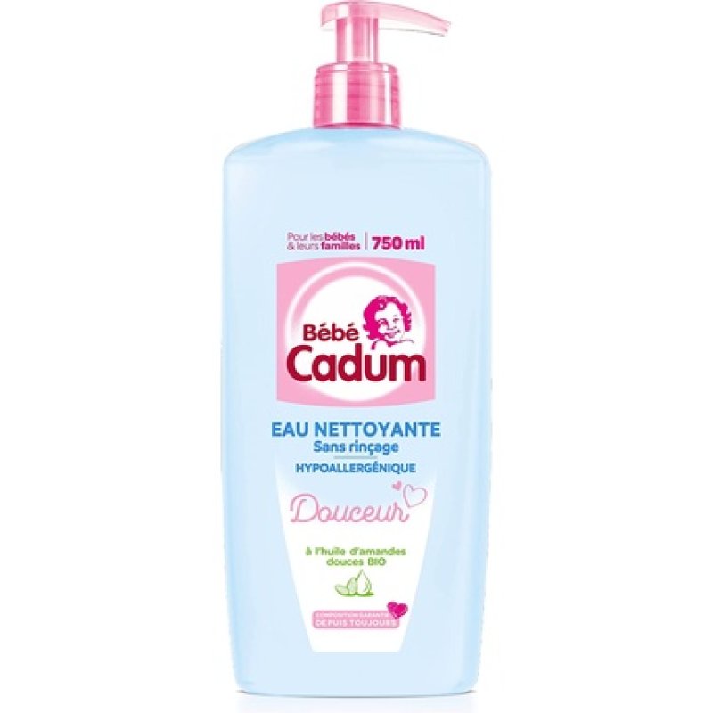 Cadum Pure Cleansing Water 750ml Bottle