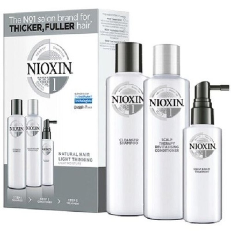 Nioxin System 1 Starter Set for Natural Hair 350ml