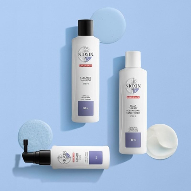 Nioxin System 5 3-Step System Set for Slightly Thinning Chemically Treated Hair