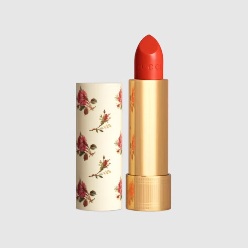 Gucci Rouge A Levres Voile Long-Lasting Cream Lipstick 302 Agatha Orange - 35 Grams
