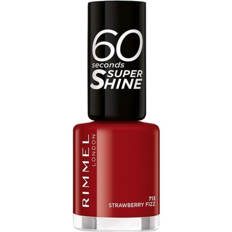 Rimmel 60 Seconds Super Shine 713 Strawberry Fizz 0 Count