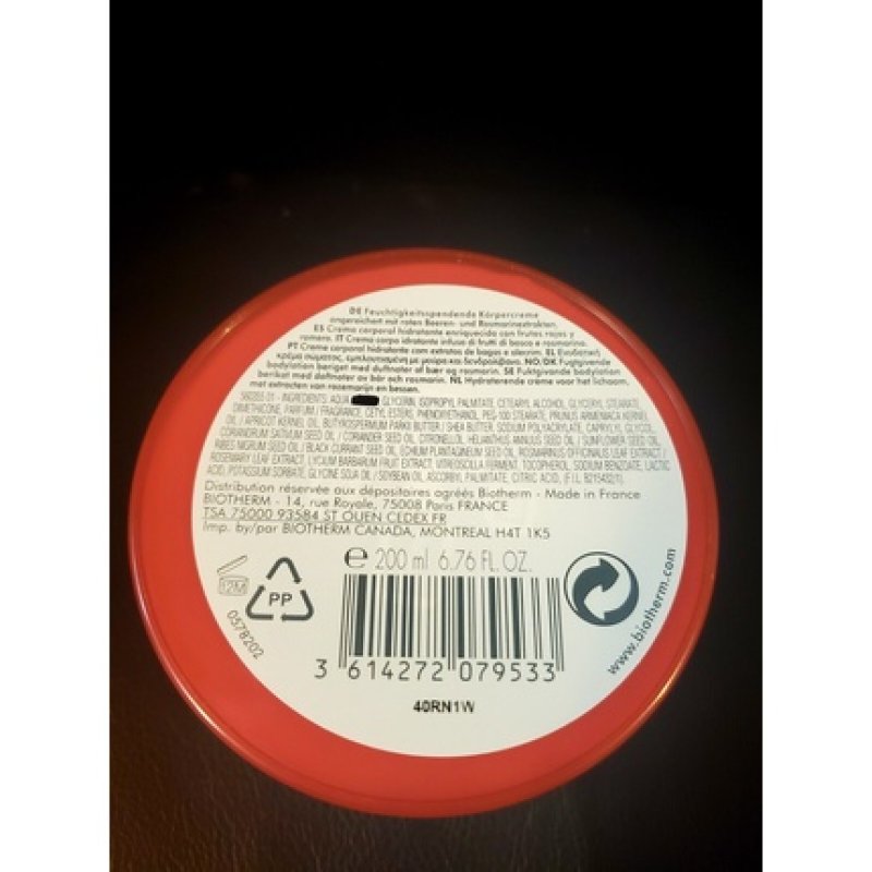 Biotherm Bath Therapy Relaxing Blend Body Hydrating Cream