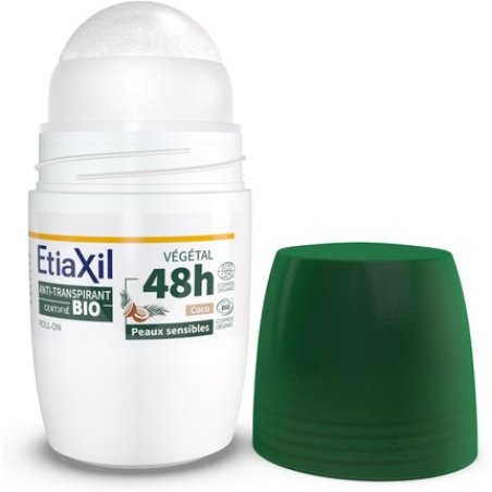 Etiaxil Plant Antiperspirant Deodorant 48h Roll-On Organic 50ml