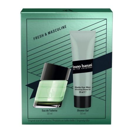 Bruno Banani Gift Set for Men Eau De Toilette 30ml and Shower Gel 50ml