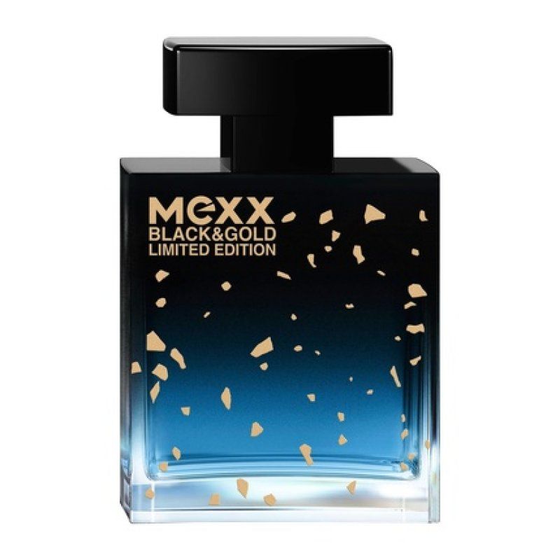 Mexx Black & Gold Limited Edition Man Eau de Toilette Woody-Fruity Men's Fragrance 50ml