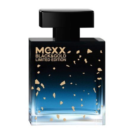 Mexx Black & Gold Limited Edition Man Eau de Toilette Woody-Fruity Men's Fragrance 50ml