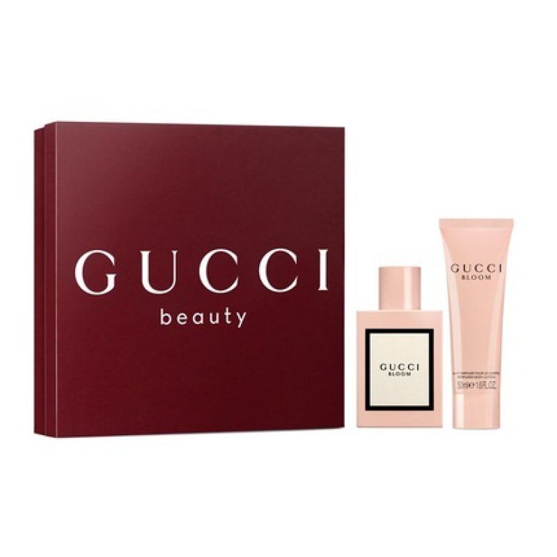 Gucci Bloom Eau De Parfum Spray 50ml Body Lotion 50ml Set