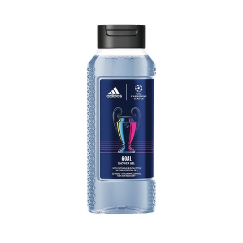 Adidas Shower Gel Goal Patchouli And Eucalyptus Champions League - 250 Ml