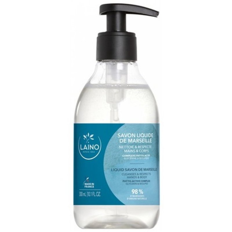 Laino Liquid Soap of Marseille 300ml - Traditional Recipe