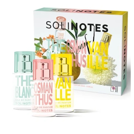 Pbi Solinotes Coffret Trio Osmanthus Vanilla White Tea 15ml