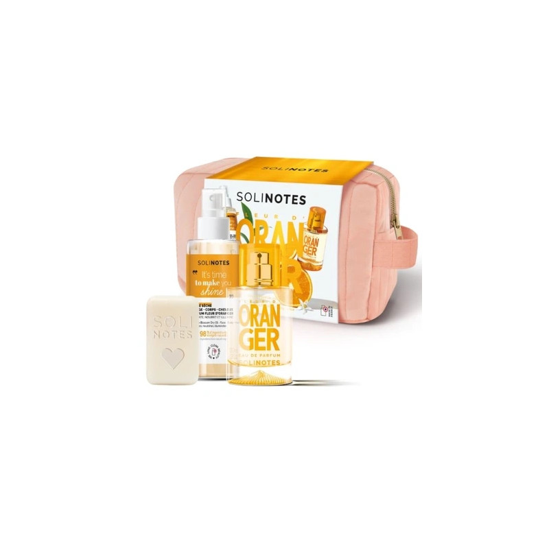Pbi Solinotes Trio Care And Perfumes Orange Blossom - Includes 50ml Eau De Parfum, 100g Soap, And 100ml Dry Oil