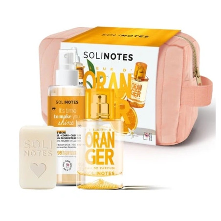 Pbi Solinotes Trio Care And Perfumes Orange Blossom - Includes 50ml Eau De Parfum, 100g Soap, And 100ml Dry Oil