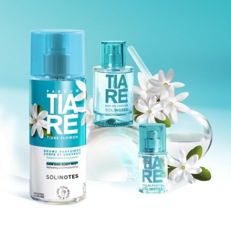 Solinots Fragrance Mist with Tiare Flower - Refreshing and Moisturizing