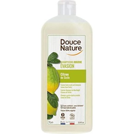 Douce Nature Organic Lemon Gel Shampoo 1L