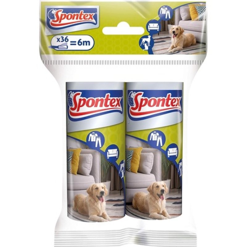 Spontex Lint Roller Refills Pack of 2