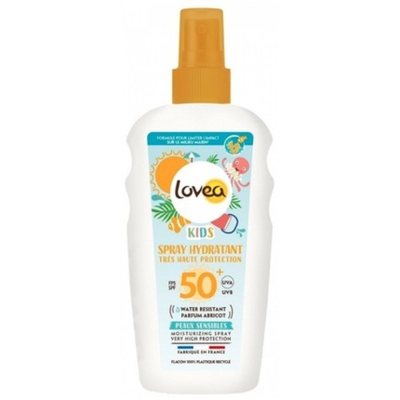 Lovea Kids Monoi De Tahiti Moisturizing Spray Very High Protection SPF 50 150ml